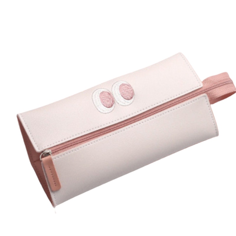 Túi Đựng Bút Chì Sức Chứa Lớn Có Khóa Kéo Họa Tiết Dễ Thương Tinh Tế