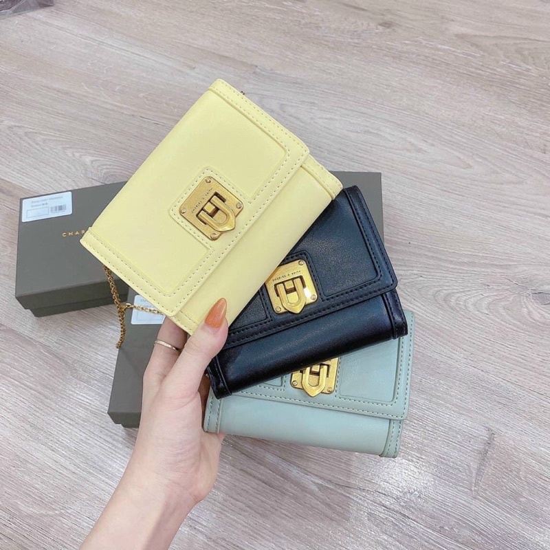 Ví nữ ,ví CnK fullbox kèm dây đeo chéo