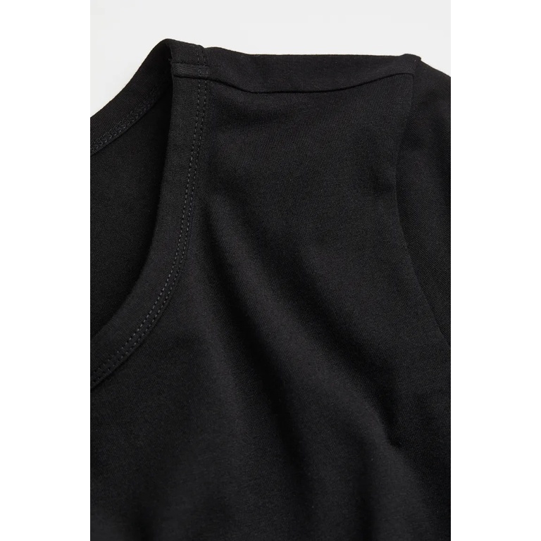 Áo phông nữ đen HM H&M_hàng chính hãng authentic