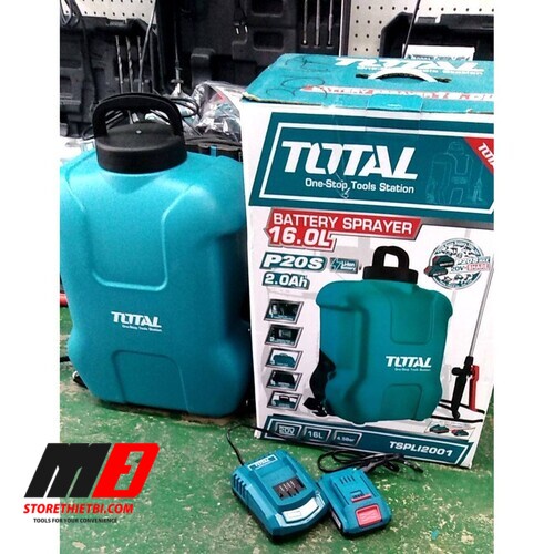 20V Máy phun thuốc 16L dùng pin Total TSPLI2001 ( CHƯA GỒM PIN SẠC )