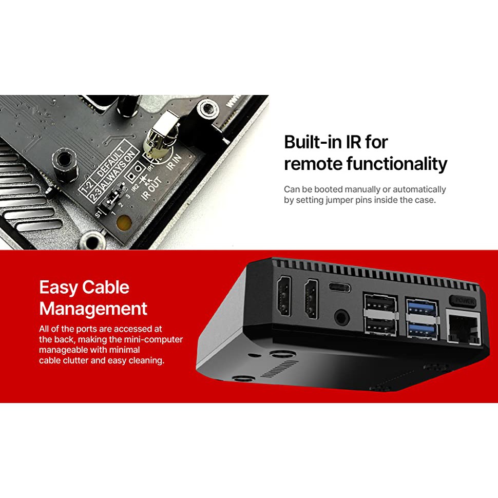 Vỏ nhôm Raspberry Pi Argon ONE V2