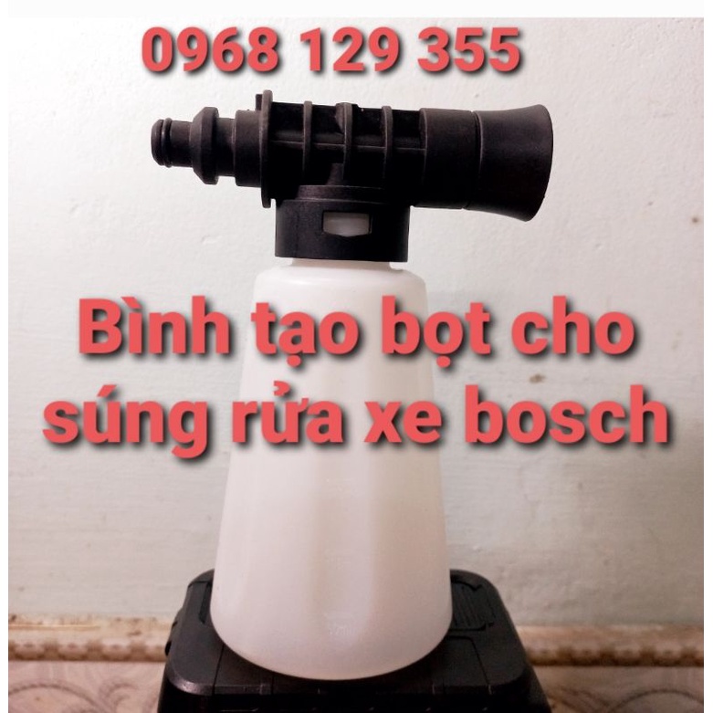 bình bọt bossch, súng rửa xe bossch