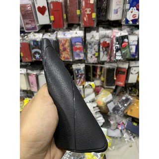 Ốp Xiaomi Note9 dẻo đen kiểu vân da