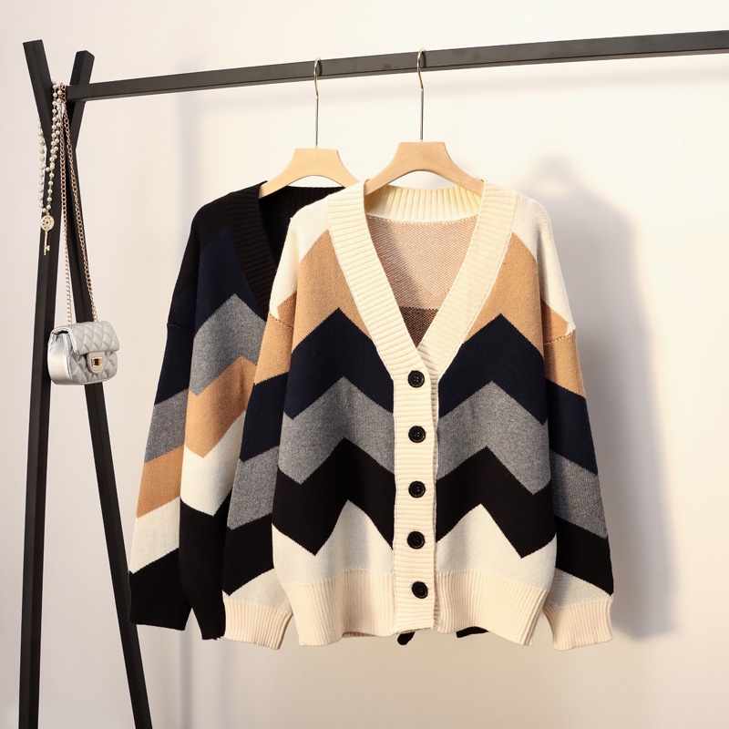 Áo khoác cardigan Áolen phong cách Hàn Quốc thời trang ấm áp cho nam và nữ retro ifashion new tops wear