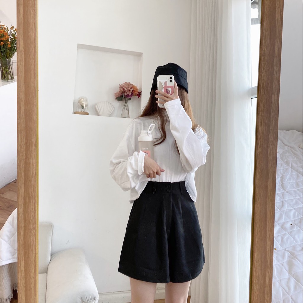 Quần short ống rộng ulzzang | BigBuy360 - bigbuy360.vn