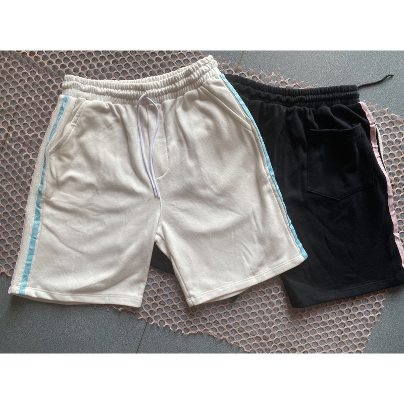 Quần Short Phối Sọc 3 Line Color Unisex (3 Màu)