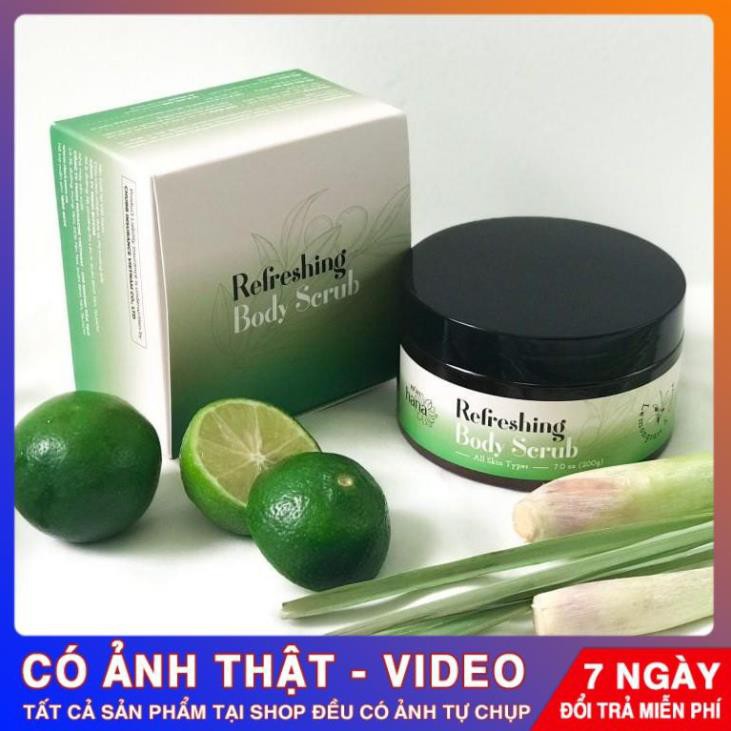 [ CHÍNH HÃNG] Kem Tẩy Da Chết Body Muối Tắm RIORI Refreshing Body Scrub – 200g