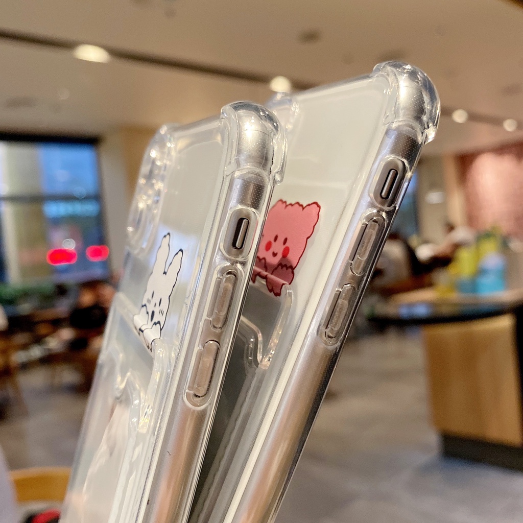 Ốp Điện Thoại TPU Mềm Chống Sốc Màu Trong Suốt Gắn Kèm Ngăn Đựng Thẻ Cho Iphone 11 12 13 13 Pro Max 7 8 Plus XS Max XR Pro Max X