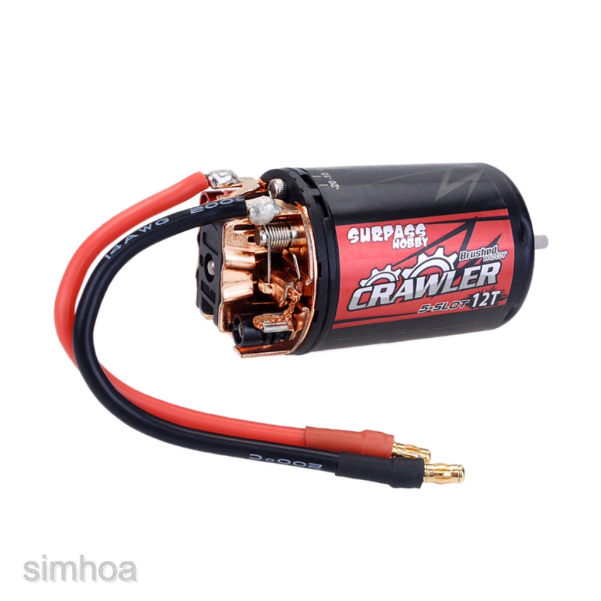 Động Cơ Chổi Than SURPASSHOBBY 5-Slot 550 12T Cho Mô Hình Xe Điều Khiển Từ Xa 1 / 10 DIY