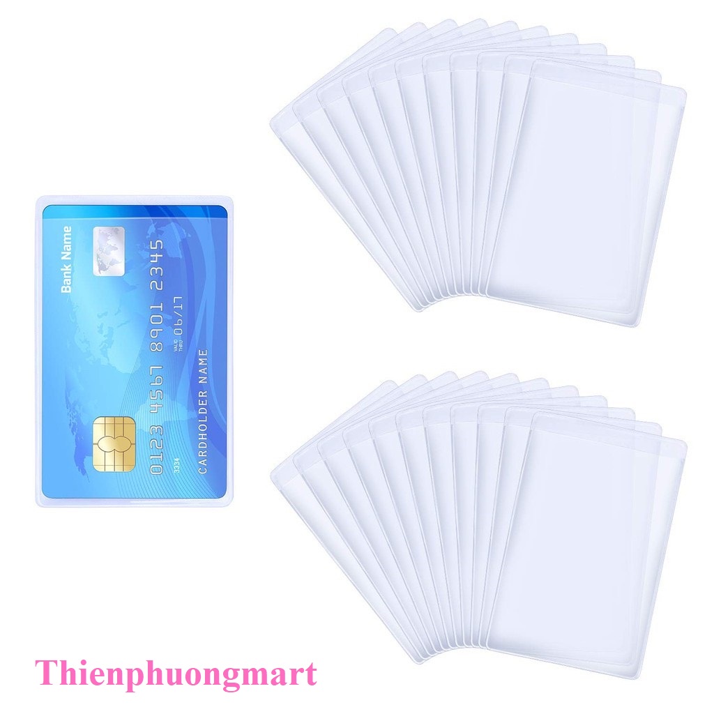 Bao Đựng Thẻ Căn Cước, Bằng Lái, ATM bằng nhựa chống xước chip quẹt của thẻ