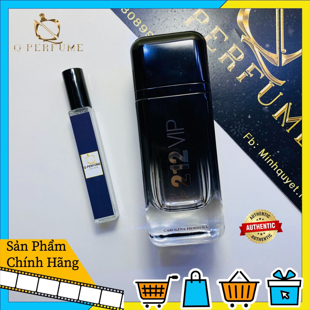 [CHÍNH HÃNG] Nước hoa nam CAROLINA HERRERA 212 VIP Black