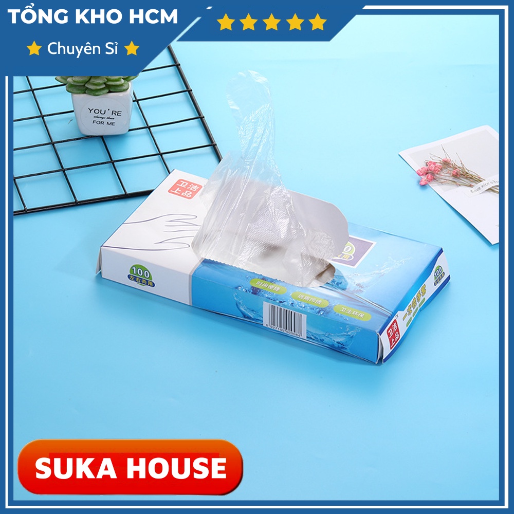 Hộp 100 Cái Găng Tay Nilong SUKAHOUSE H208