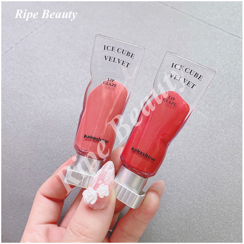 Son Kem Lì KAKASHOW Mềm Môi Căng Mọng Ice Cube Velvet Cute Doll Tuýp