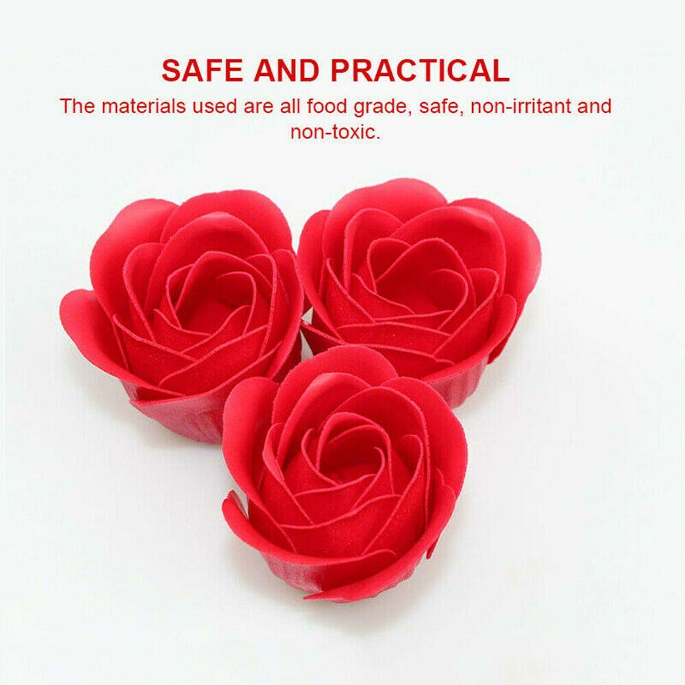 Hộp Quà 81 Xà Phòng Hoa Hồng Lãng Mạn Dùng Làm Quà Tặng Valentine / Giáng Sinh / Đám Cưới