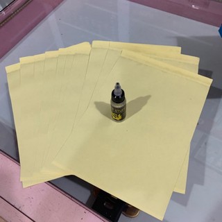 Set 10 giấy than scan hình dùng 1 lần + 1 lọ gel Stuff 30ml