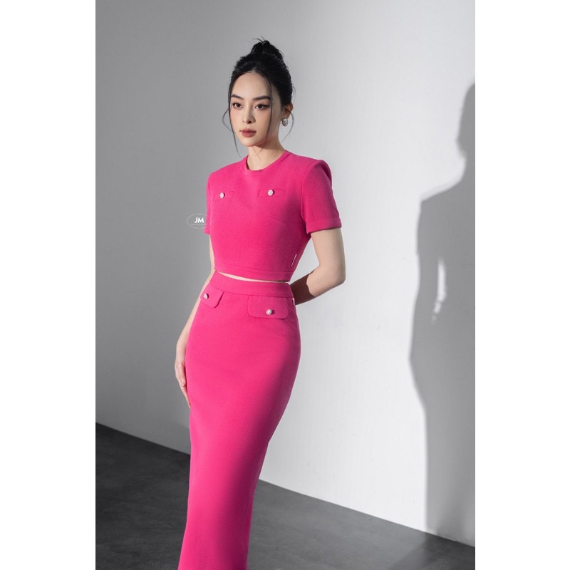 JM Dress Desgin - Chân váy bút chì 2 nắp túi 4L18.2208SP