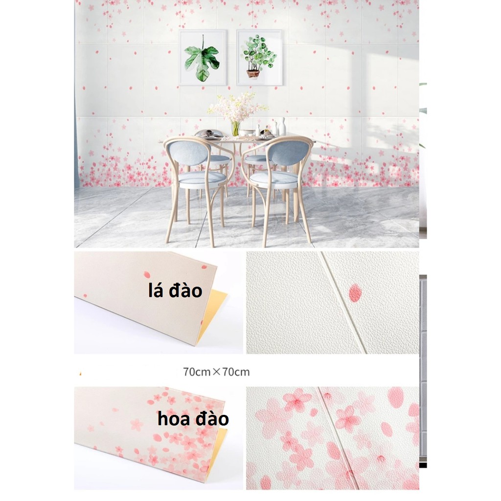 Xốp dán tường hoạt hình trẻ em ngộ nghĩnh, đáng yêu KT 70x77