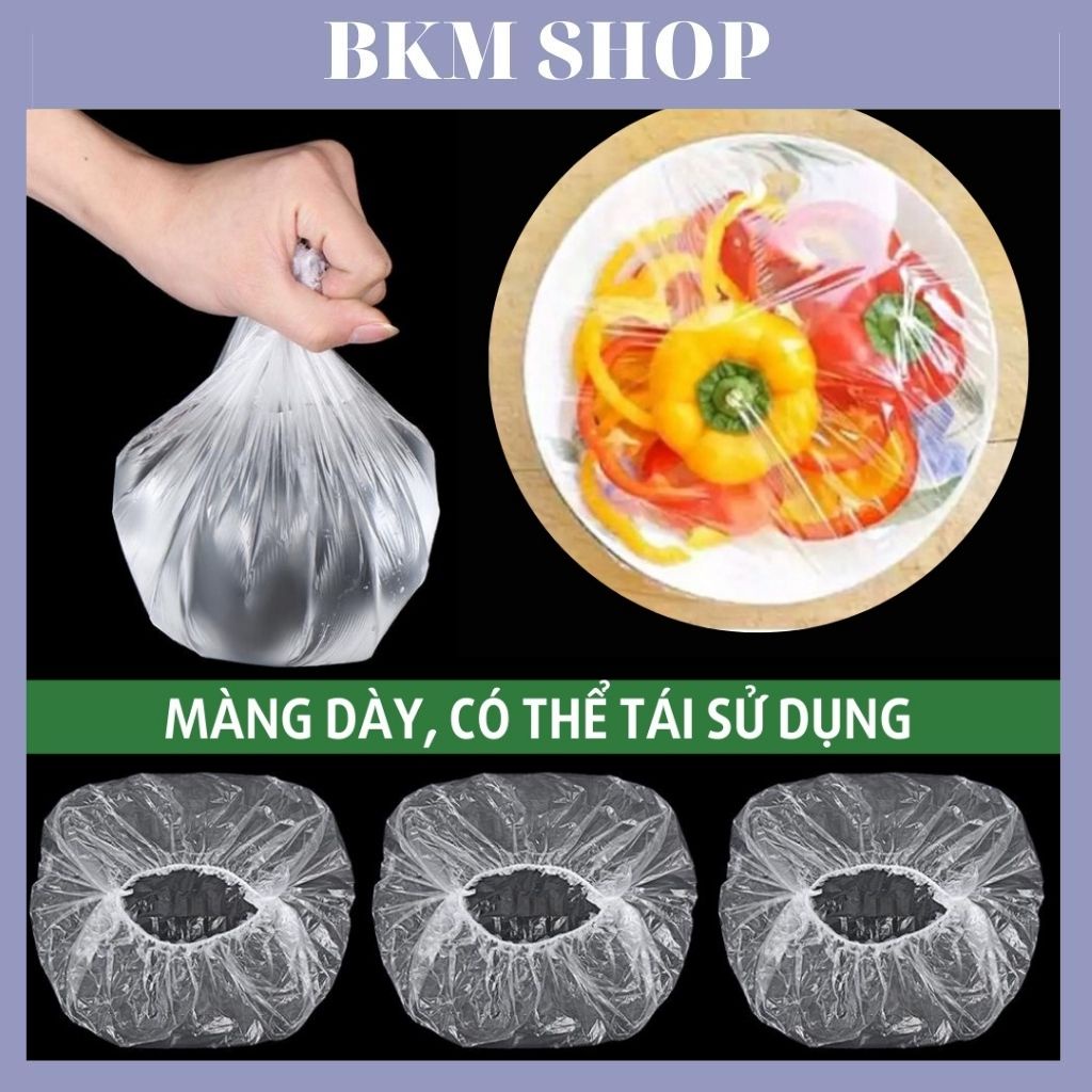 Màng bọc thực phẩm ( bịch 100 màng bọc ) | Màng bọc siêu co giãn giúp bảo quản tốt đồ ăn vừa mọi loại bát đĩa