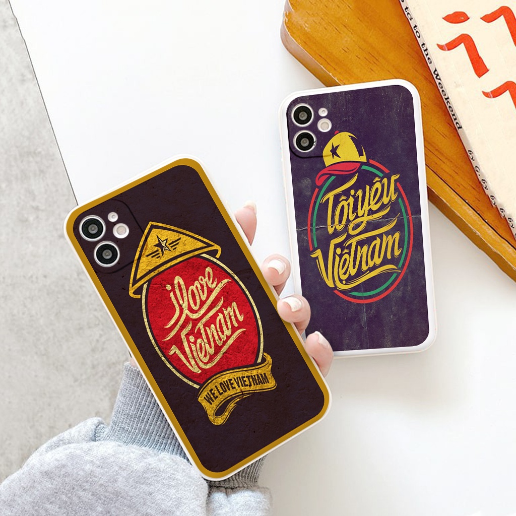 ỐP IPHONE viền camera * Tôi Yêu Viet Nam * dành cho ip 6/6s 7/8 7p/6plus 11/xsmax 11promax 12/12promax 13/13prm