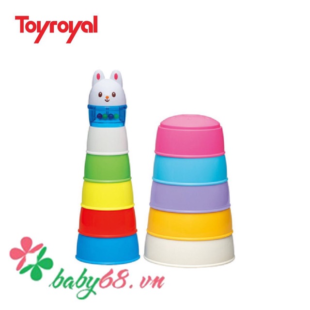 Bộ xếp thâp thỏ con Toyroyal