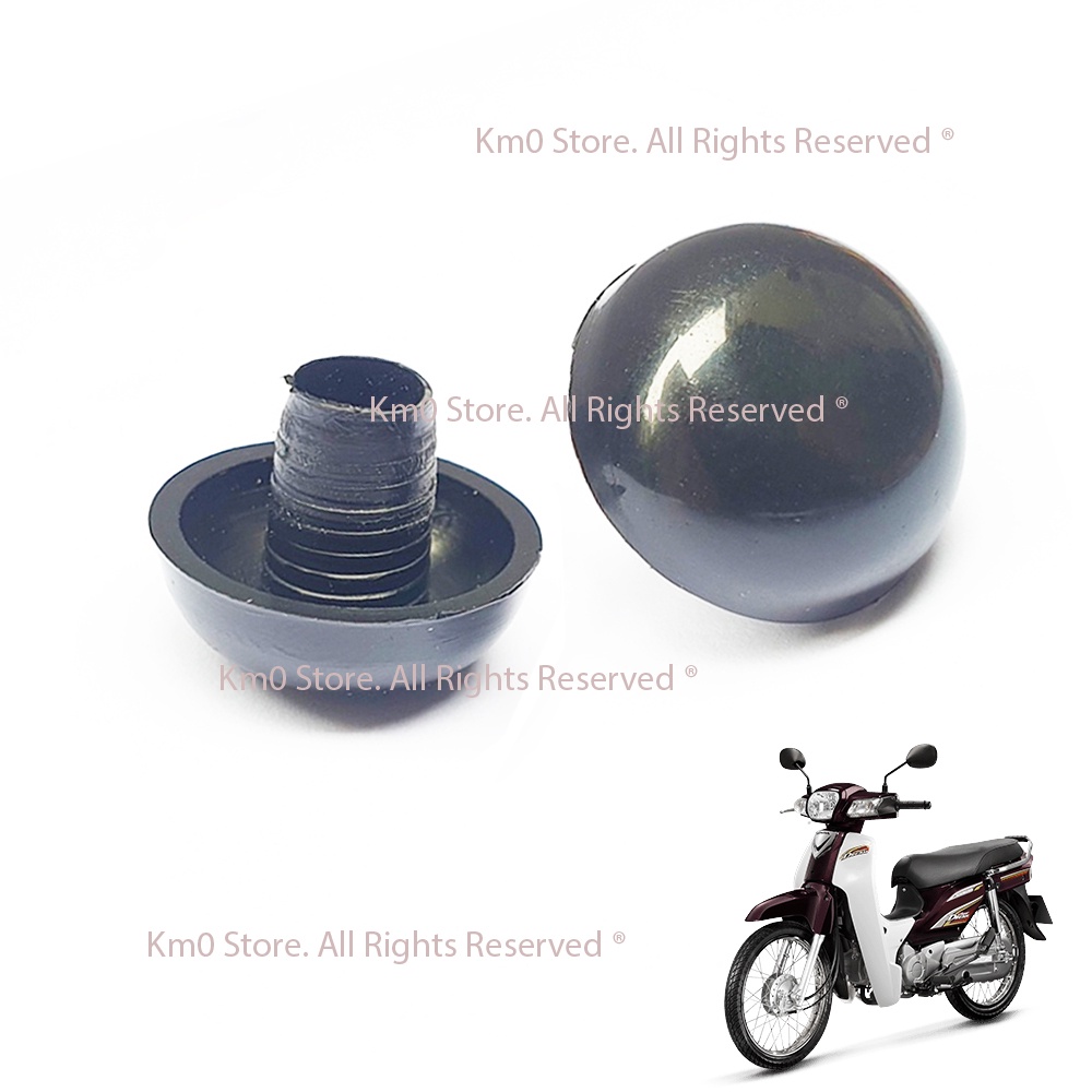 Nắp Chụp Chân Gương DREAM, WAVE Nhựa Đen