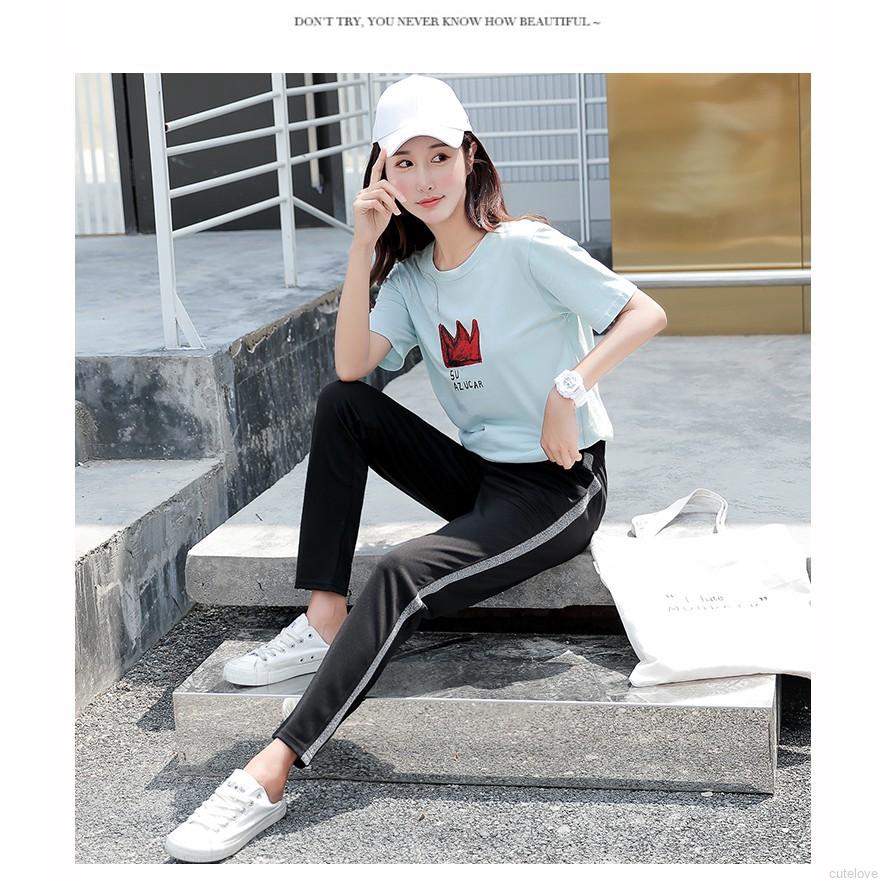 Korea Joker Hot Ins Slacks Women Trouser With Trim Pants | BigBuy360 - bigbuy360.vn