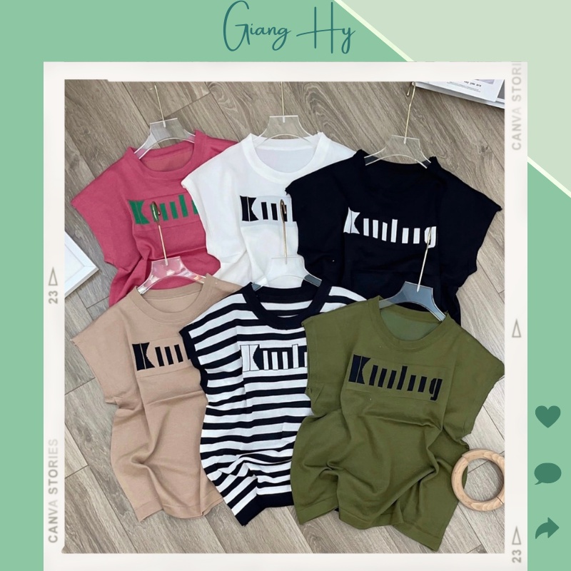 Áo croptop nữ kiểu bigsize ôm tay hến KIULUG