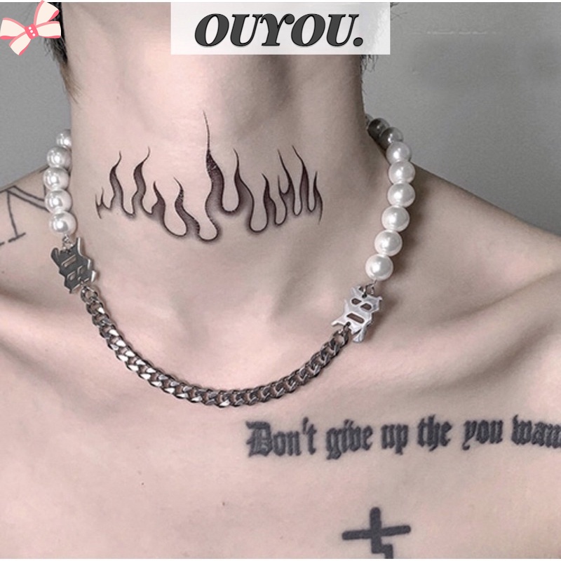 Vòng Cổ Choker Đính Ngọc Trai Giả Hình Trái Tim Sang Trọng Thanh Lịch Dành Cho Nữ