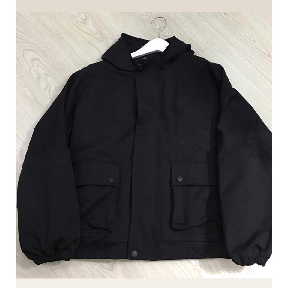 ÁO KHOÁC KAKI HỘP ĐEN - BOX JACKET UNISEX