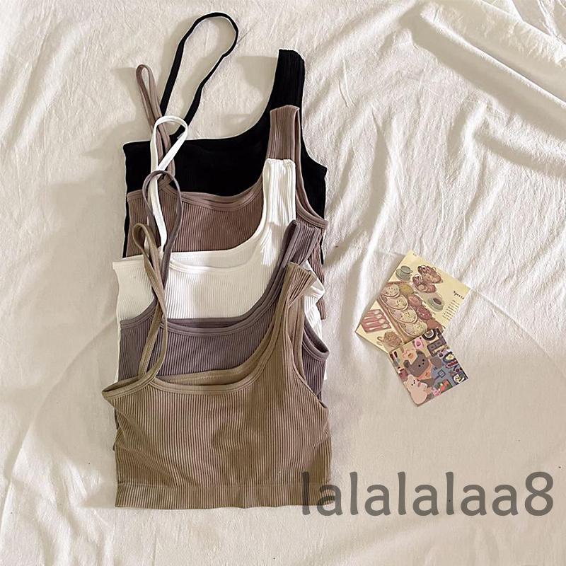 Áo bra thể thao ôm dáng không tay có mút ngực một bên vai không đều cho nữ