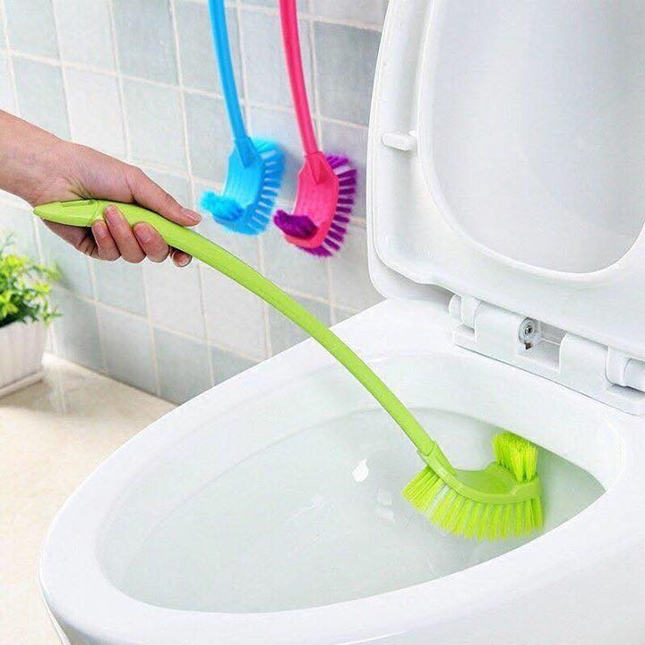 Chổi cọ toilet, vệ sinh tiện ích 2 đầu