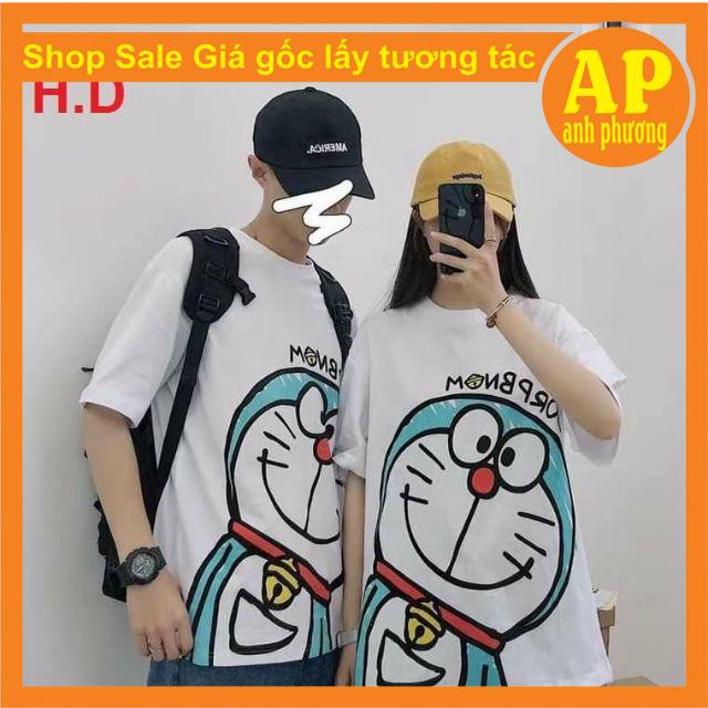 [RỂ VÔ ĐỊCH+FREESHI.P]Áo ĐÔI DOREMO.N❌Phông ngắn tay lỡ❌Chất cotton mềm mịn❌Mặc đôi phông cách unisex hàn quốc