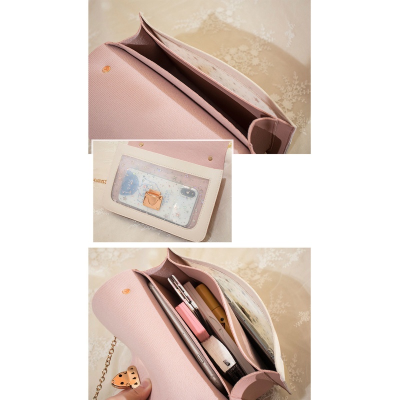 Túi Đeo Chéo Vai Hình Vuông Nhỏ Họa Tiết Ngôi Sao Phong Cách Dành Cho Sinh Nhật