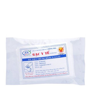 gạc y tế tiệt trùng đông pha