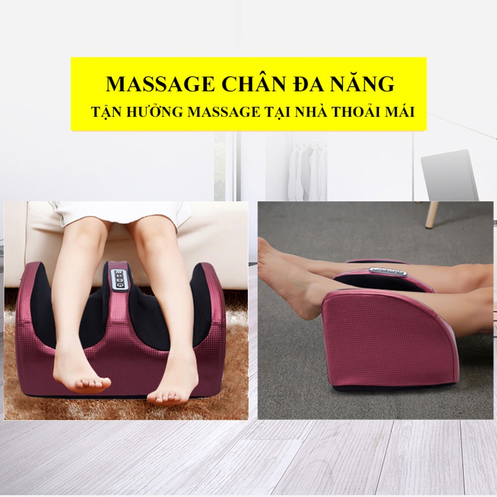 Máy massage bàn chân, xoa bóp bấm huyệt thư giãn thoải mái, bảo hành 2 năm, lỗi đổi mới trong vòng 7 ngày đầu