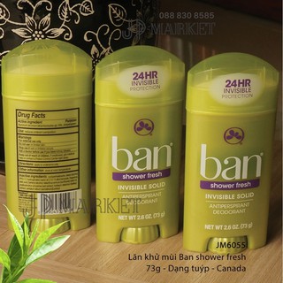 Lăn sáp khử mùi Ban vàng vệt tím 73g