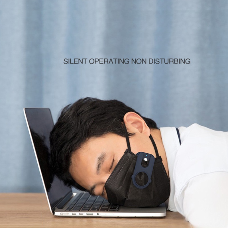 Quạt Điện Lọc Không Khí Dạng Kẹp Có Thể Sạc Lại Bằng Cổng USB Dành Cho Mọi Mùa