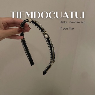 Băng đô bờm cài tóc mix charm Hàn Quốc BĐ013 - Tiemdocuatui