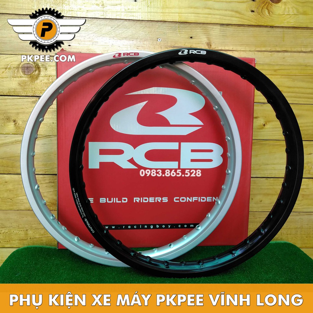 Một Cặp Niềng Nhôm RCB Chính Hãng Malaysia Bản 1.4 - 1.6 Gắn Dream, Wave, Sirius, Exciter