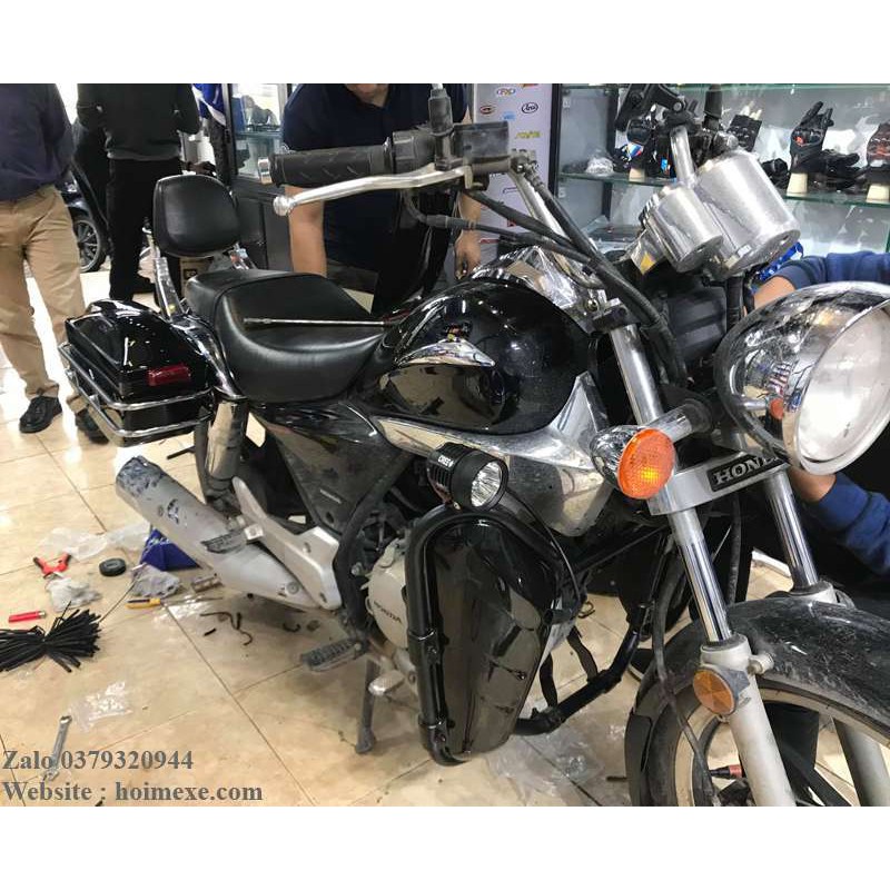 Cản chống đổ chắn bùn Suzuki màu đen Gd110, Gn125, Hj125, En150, Cg125, Yb125, Cd125