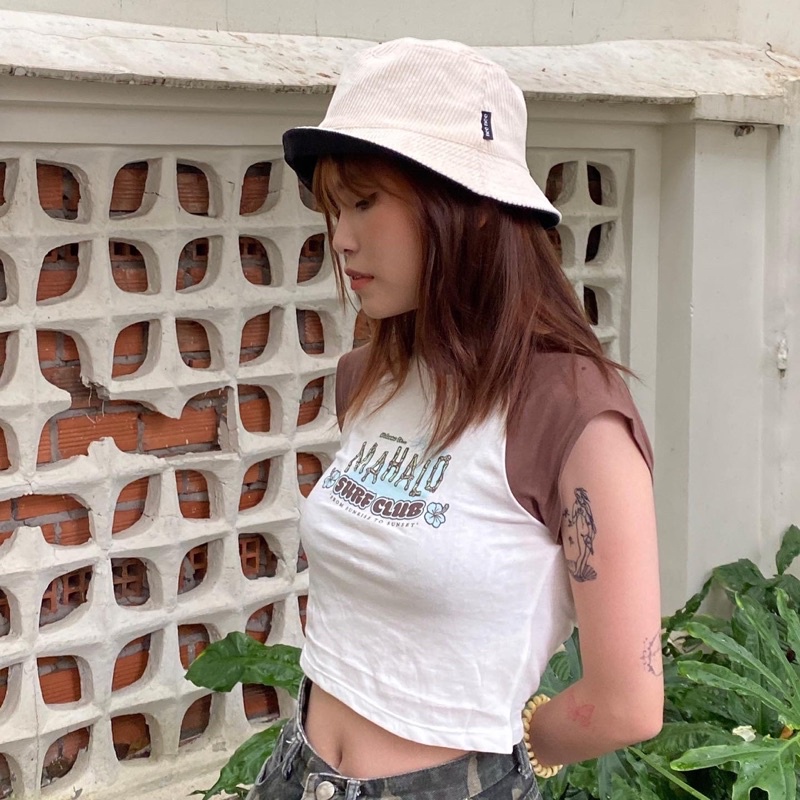 Nón bucket nhung tăm đội được 2 mặt tiện lợi, đơn giản CORDUROY BUCKET HAT