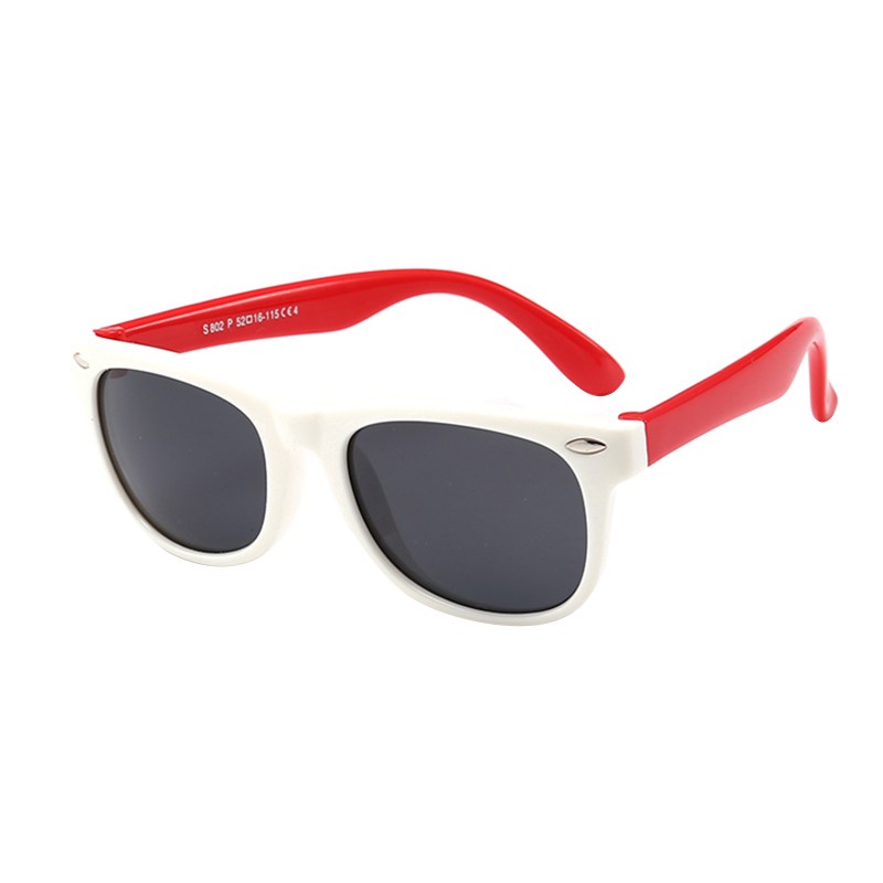 Kính mát gọng silicon tròng kính bảo vệ mắt khỏi bức xạ cho bé