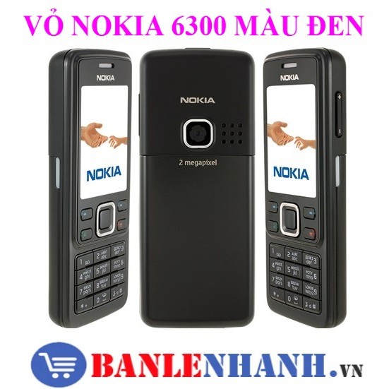 VỎ NOKIA 6300 MÀU ĐEN