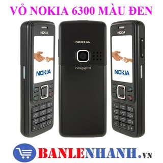 VỎ NOKIA 6300 MÀU ĐEN