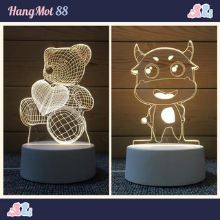 Đèn ngủ cute 3d led để bàn anime