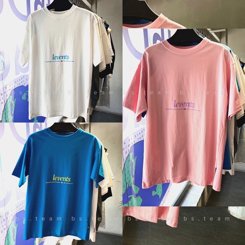 [Levents Chính Hãng] Áo thun 𝗛𝗔𝗣𝗣𝗬 𝗟𝗢𝗚𝗢 | HAPPY LOGO LEVENTS