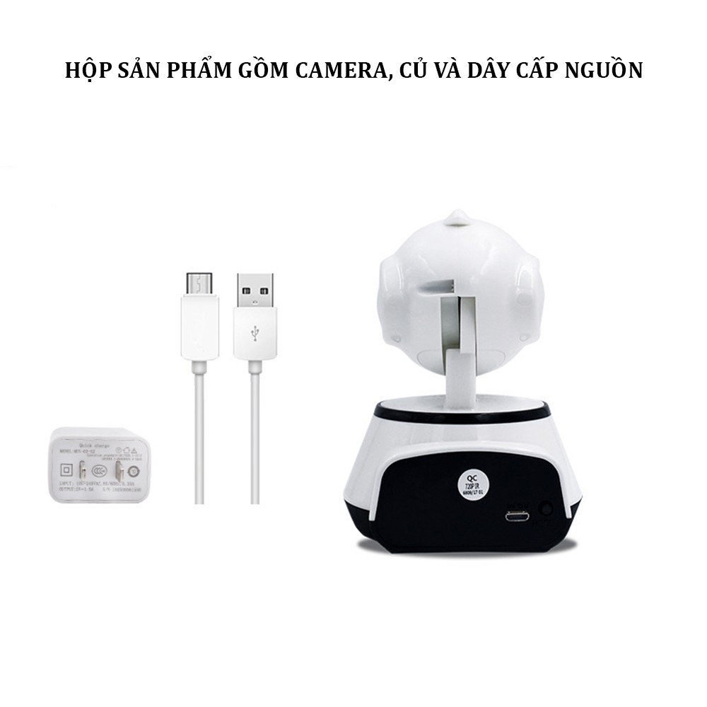 [Mã ELCA5 giảm 7% đơn 500K] Camera giám sát WIFI 2 Ăng-ten Ngầm V380 [ Camera giám sát robot ] | BigBuy360 - bigbuy360.vn