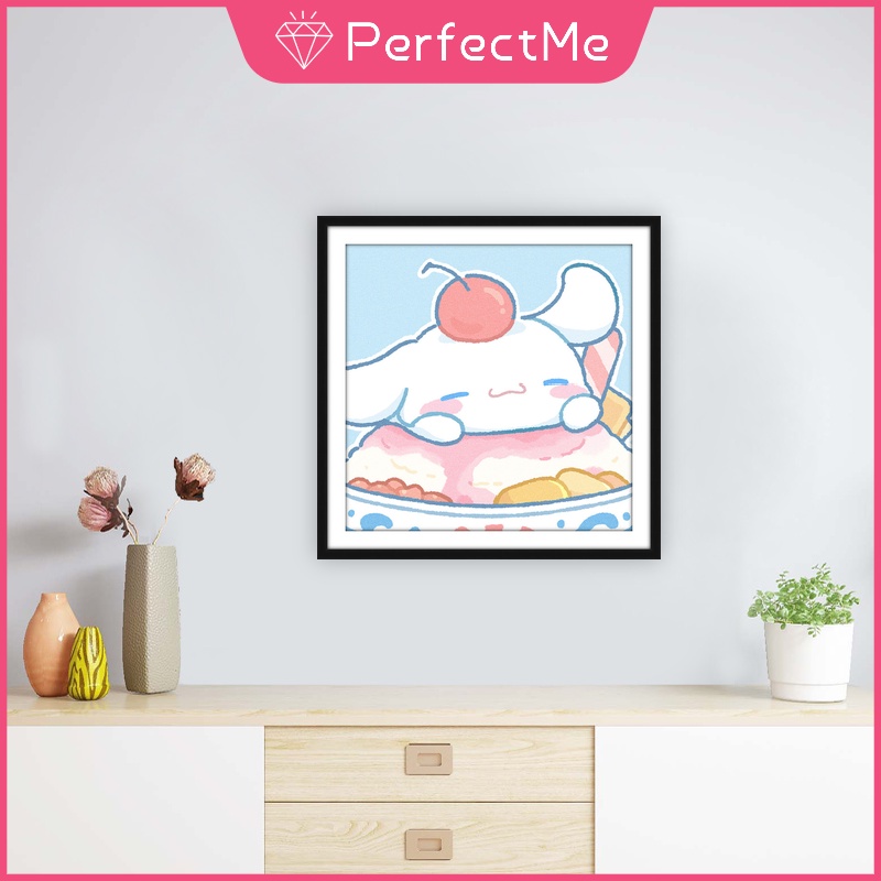 Bộ Tranh Đính Đá 5D Tự Làm 30x30cm Hình Nhân Vật Hoạt Hình Sanrio Melody Laurel