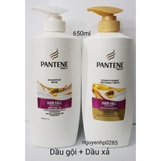 Combo Dầu gội + Dầu xả Pantene 650ml Tặng Tô sứ 30.000đ