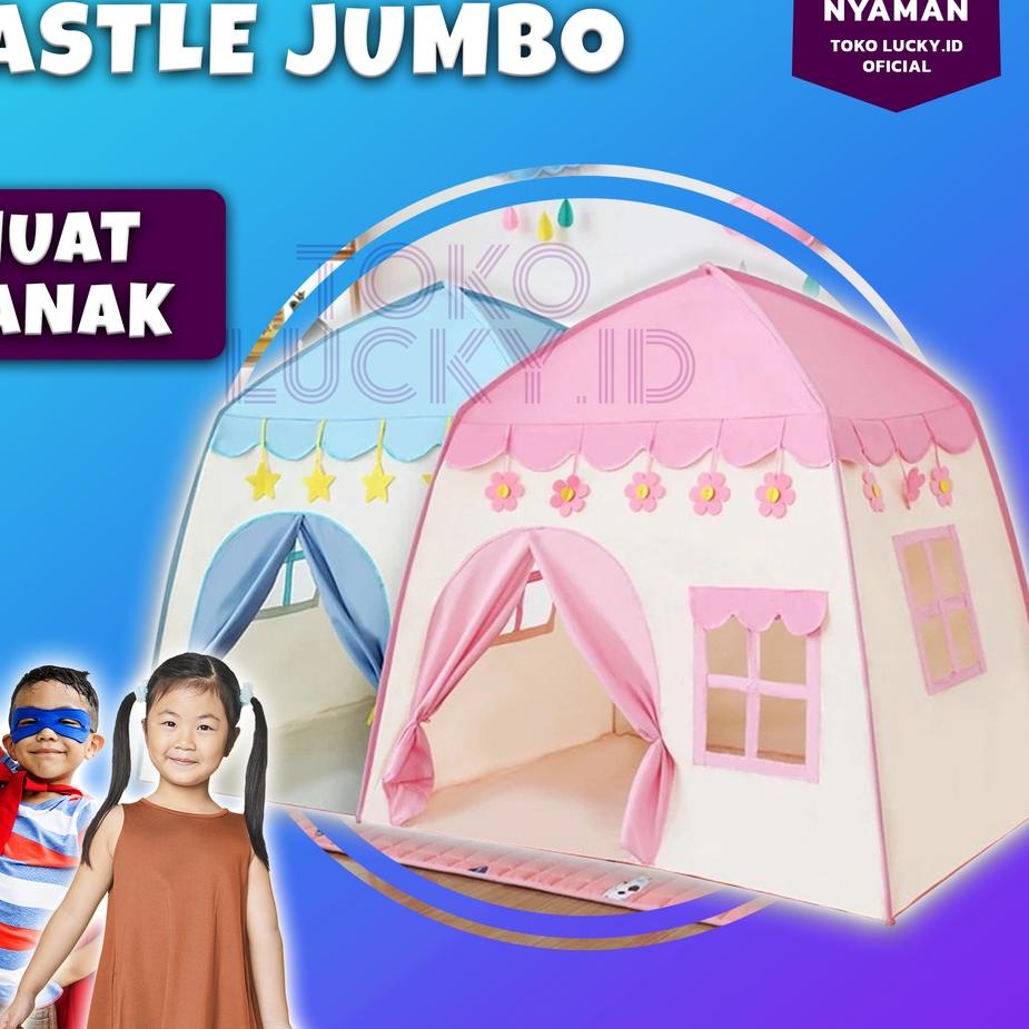 TENDA Lều Đồ Chơi Hình Lâu Đài Công Chúa Cỡ Lớn Cho Bé